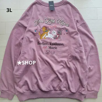 디즈니 마리 자수 트레이닝복 맨투맨 3L