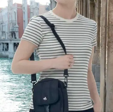 재입고 ] 미키 숄더백 페이스 자수 Casual Bag 새상품