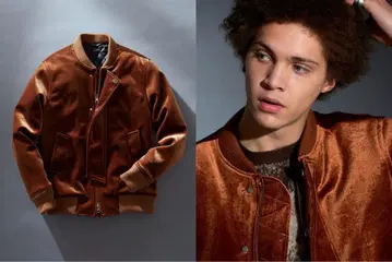 SaturdaysNYC 캘빈 벨벳 플라이트 재킷