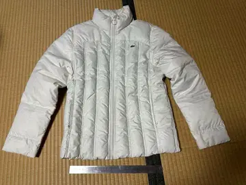 라코스테 화이트 다운 자켓