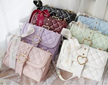 리본 하트 이타백 Morning Glory 이타백 리본 퀼팅