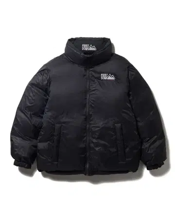 FIRST DOWN 블랙 다운 자켓