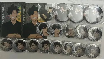 하이큐 쿠로오 테츠로 캔뱃지 극락탕 점프GIGA 묶음 판매