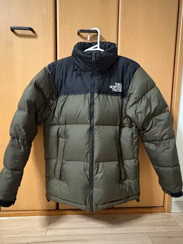 THE NORTH FACE 다운 자켓 S 사이즈 카키/블랙