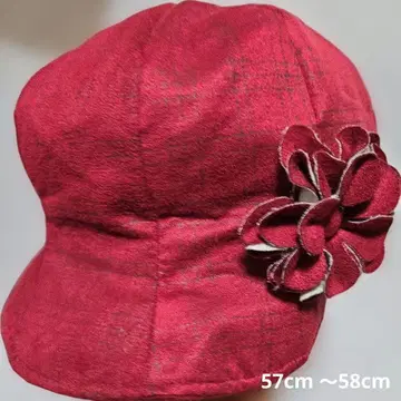 CLAP 꽃 장식 버킷햇 여성용 57cm~58cm