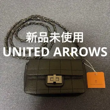 UNITED ARROWS 미사용 새상품 블랙 숄더백