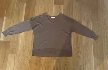 Plage de charme 브라운 니트 스웨터