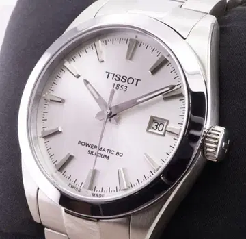 TISSOT POWERMATIC 80 자동 와인딩 시계