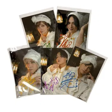 리얼피스 디지털 사인 포함 브로마이드 5장 세트