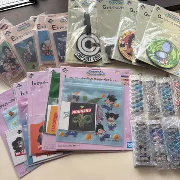 드래곤볼 제일복권 하등 묶음 판매 세트 미개봉 새상품