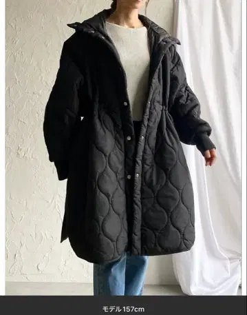 퀼팅 자켓 후드 부착