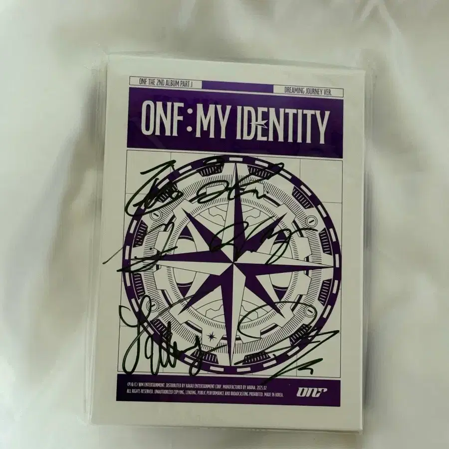 ONF Jae-yeong Wyatt Sign Polaroid (Sign Polaroid) #온앤오프,#온앤