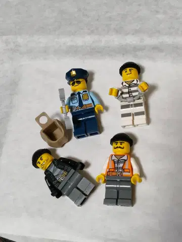 레고 미니 피규어 경찰관 폴리스 범인 죄수