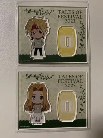 TALES OF FESTIVAL 2023 아크릴 스탠드 2체 세트
