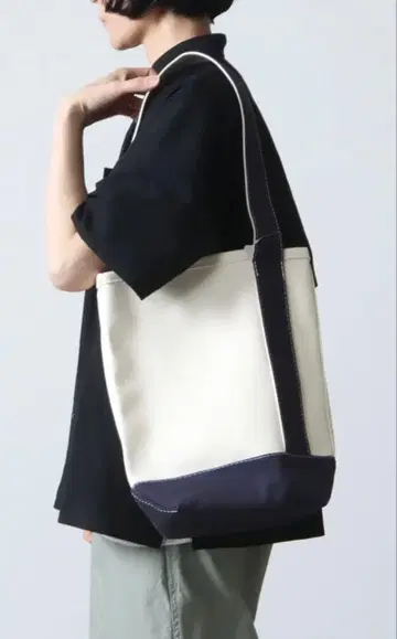 L.L.Bean 실린더 원숄더 토트백 네이비