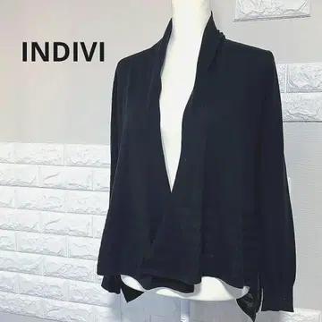 INDIVI 인디비 가디건 블랙 여성용 M 새상품급