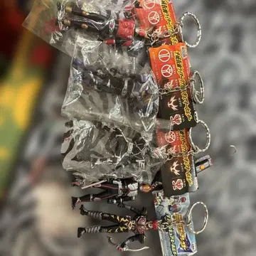 헤이세이 라이더 액션 피규어 키링 5체 세트