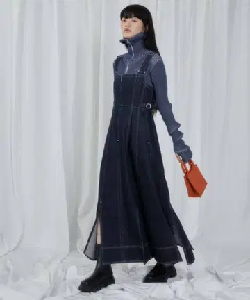 Firsthand/퍼스트핸드 데님 머메이드 원피스