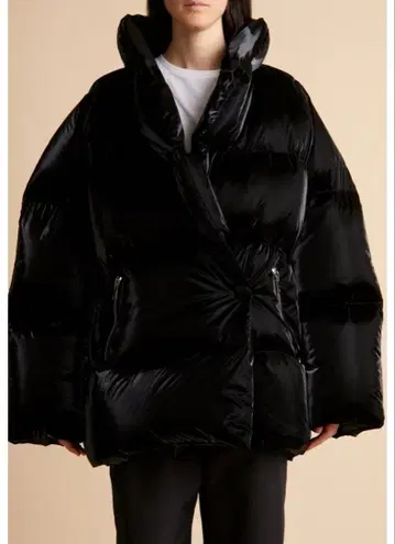 KHAITE 블랙 다운 자켓