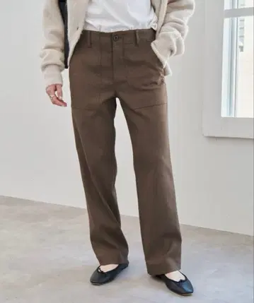 스픽 앤 스팬 울 라이크 크루즈 베이커 팬츠