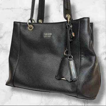 [ 미사용품 ] GUESS 게스 KAMRYN 토트백 숄더 블랙