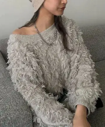 [ JEANASIS ] 라메컷 자카드 숏 풀오버