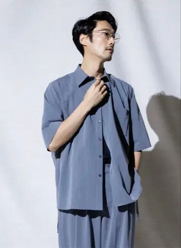 [ 미개봉 새상품 ] 히가시하라 아키 FORME 남성용 셔츠 그레이 M