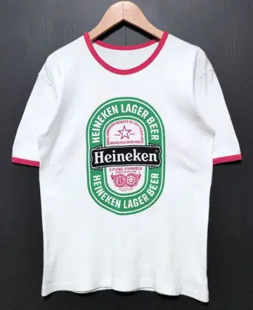 VINTAGE Heineken 하이네켄 일본제 링거T셔츠