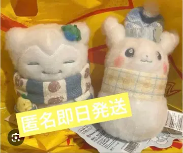 봉제 인형 카비곤 눈사람 & 피카츄 눈사람 포켓몬 포켓몬 센터