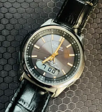 CASIO 웨이브셉터 솔라 전파 작동품 WVA-M630