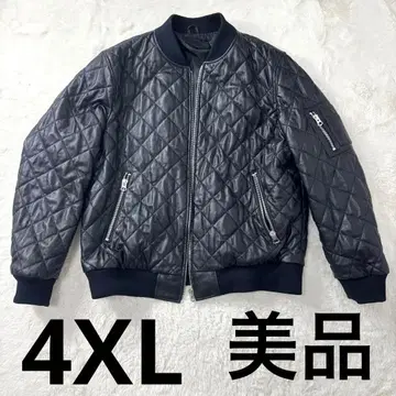 00s y2k 아카이브 인조 가죽 퀼팅 4XL