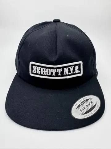 [ 미사용 새상품급 ] Schott 스냅백 캡 / 워크캡