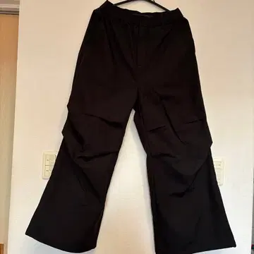 Casper John 블랙 와이드 팬츠. M 사이즈