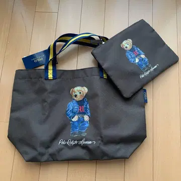 폴로 랄프로렌 토트백 브라운