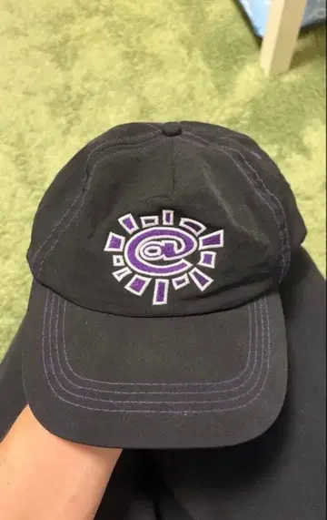 always 로고 자수 블랙 캡