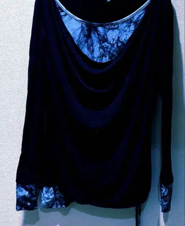 바디라인 타이다이 염색 펑크 시크 셔츠