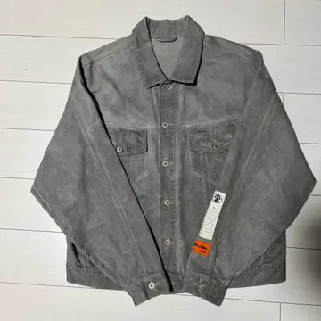 heron preston 데님 자켓 그레이