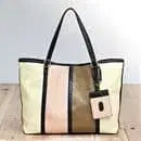 [ 새상품급 ] 스트라이프 디자인 토트백