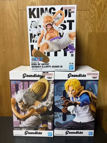원피스 피규어 3체 세트 (루피, 사보)