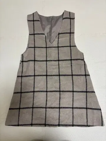 체크 무늬 원피스