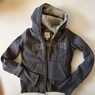 ABERCROMBIE 보아 안감 부착 후드티 L 사이즈 그레이