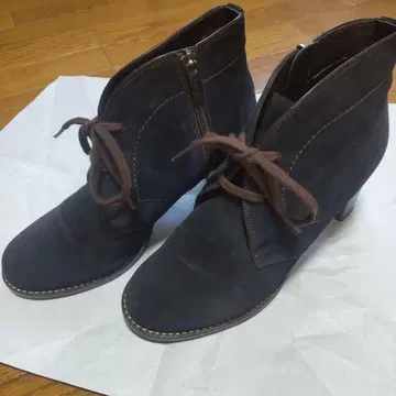 REGAL 다크 블루 스웨이드 부티