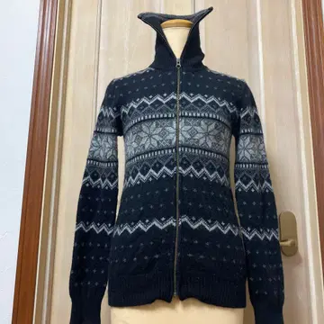 Hysteric Glamour 노르딕 무늬 니트 가디건