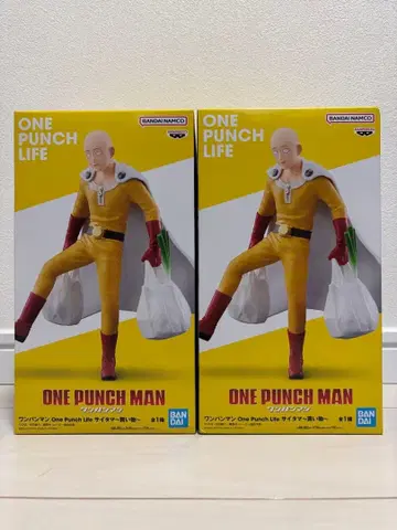 원펀맨 사이타마 피규어 2개 세트 미개봉 새상품