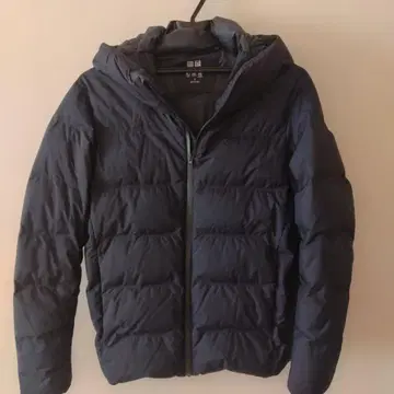 후드 부착 심리스 다운 자켓 S