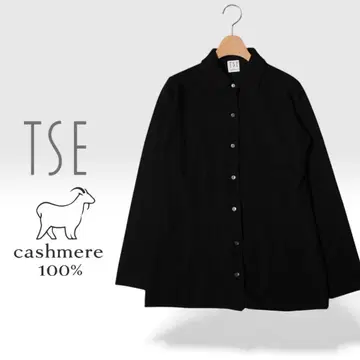 J432@ TSE 캐시미어 100 니트 가디건 M 블랙