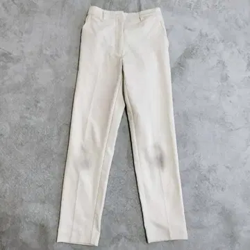 adapt retailing 테이퍼드 팬츠 M 아이보리 센터 프레스