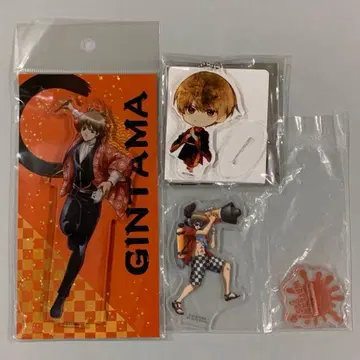 은혼 오키타 소고 아크릴 스탠드 키링 3종 세트