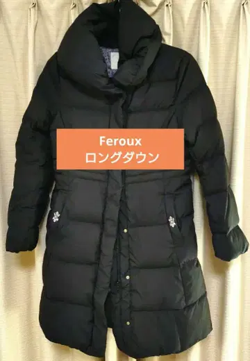 새상품급 Feroux 블랙 롱 다운 자켓