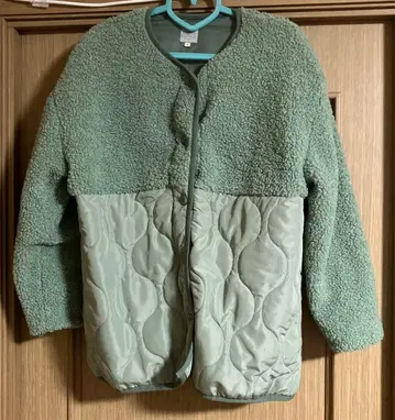 펠트 M 사이즈 그린 플리스 자켓 M
